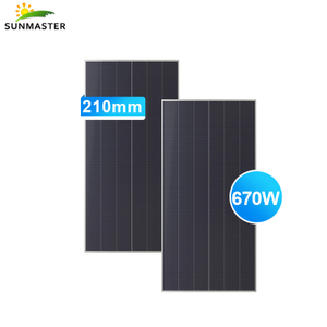 SM-SPDG-645~670M12 Modulo fotovoltaico a doppio vetro scandole